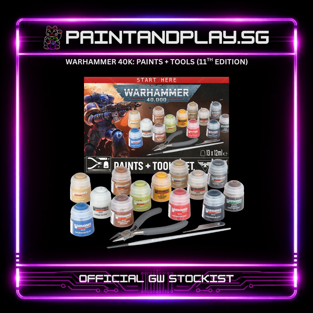 WARHAMMER 40K: PAINTS+TOOLS HUB