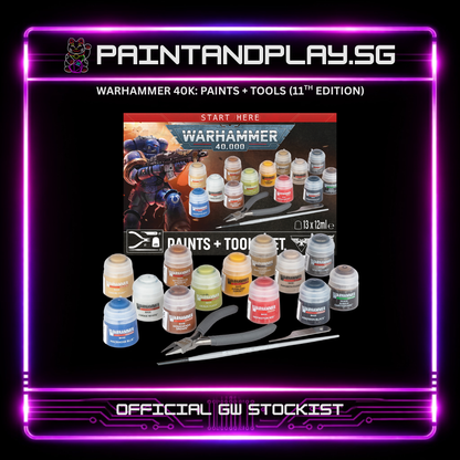 WARHAMMER 40K: PAINTS+TOOLS HUB