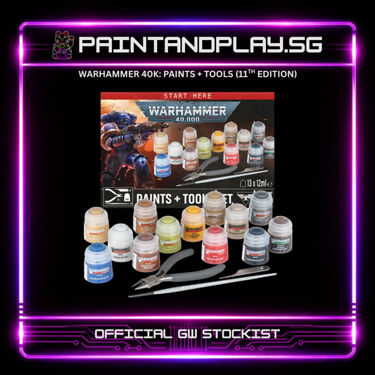 WARHAMMER 40K: PAINTS+TOOLS HUB