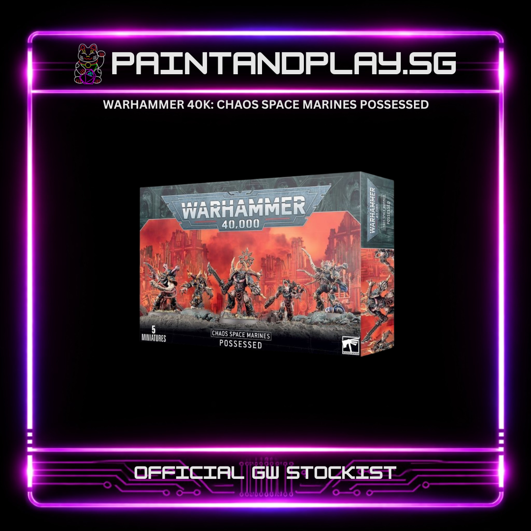 WARHAMMER 40K: CHAOS SPACE MARINES REBEL SQUAD & HEROES HUB - ABADDON, HURON & DEFILER