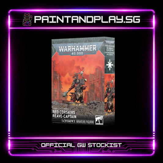 WARHAMMER 40K: CHAOS SPACE MARINES RED CORSAIRS REAVE-CAPTAIN