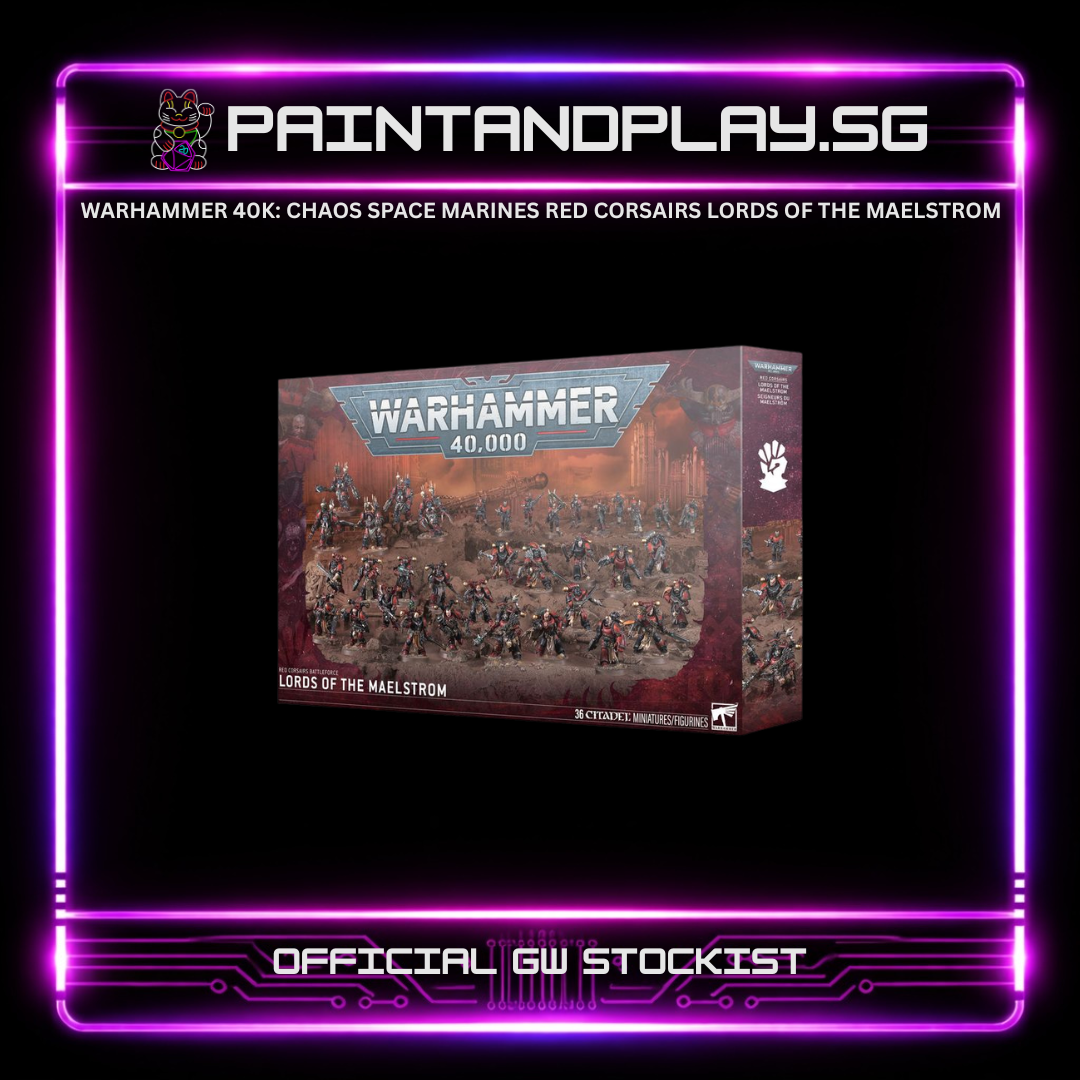 WARHAMMER 40K: CHAOS SPACE MARINES RED CORSAIRS WARBAND BOXED SET