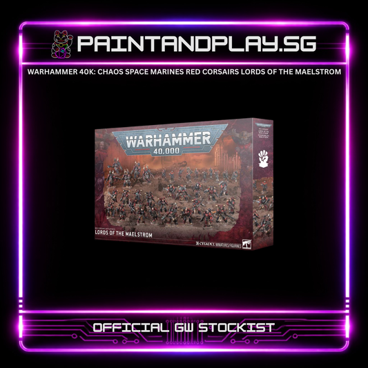 WARHAMMER 40K: CHAOS SPACE MARINES RED CORSAIRS WARBAND BOXED SET