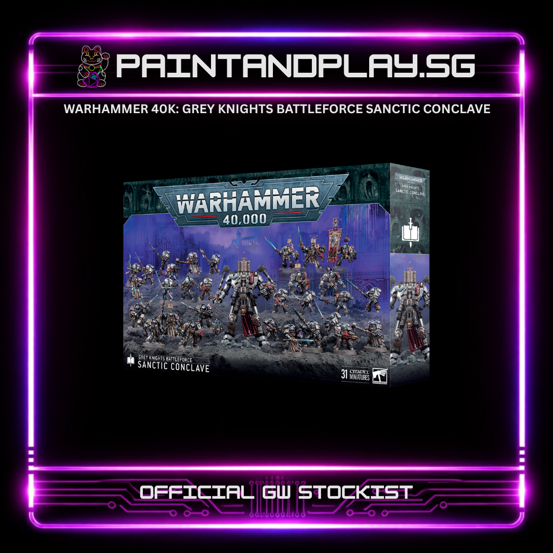 WARHAMMER 40K: GREY KNIGHTS BATTLEFORCE SANCTIC CONCLAVE BOXED SET