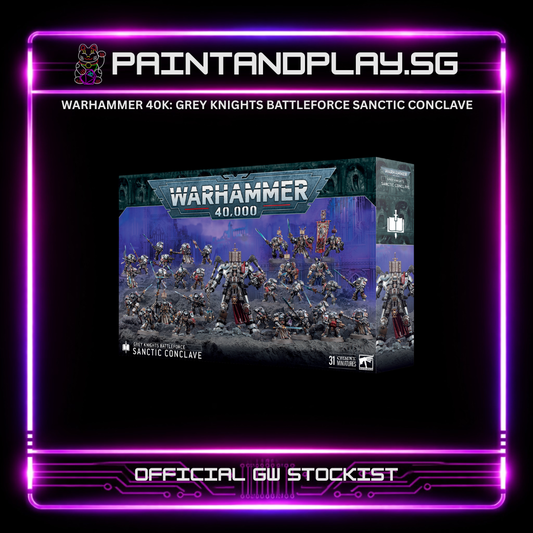 WARHAMMER 40K: GREY KNIGHTS BATTLEFORCE SANCTIC CONCLAVE BOXED SET