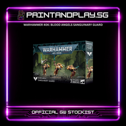 WARHAMMER 40K: BLOOD ANGELS ARMY SQUAD & HEROES HUB - DANTE, MEPHISTON & GUARD