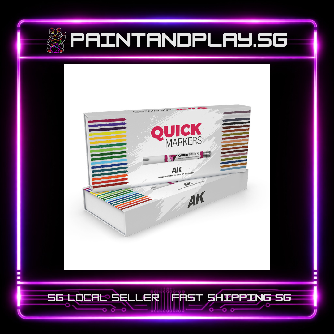 AK INTERACTIVE: SPECIAL BOX FULL RANGE QUICK MARKERS (34 UNITS)