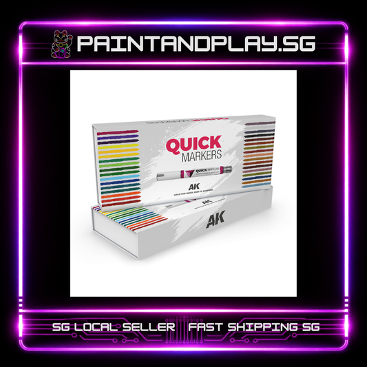 AK INTERACTIVE: SPECIAL BOX FULL RANGE QUICK MARKERS (34 UNITS)
