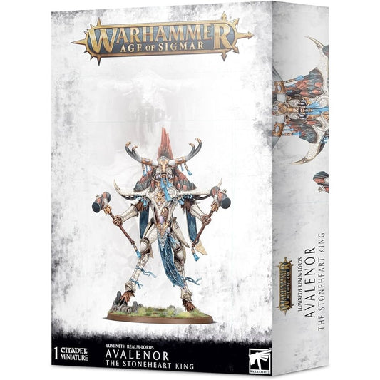 WARHAMMER AGE OF SIGMAR: LUMINETH REALM-LORDS AVALENOR THE STONEHEART KING
