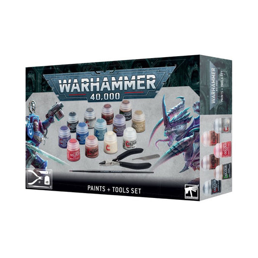 WARHAMMER 40K: PAINTS+TOOLS
