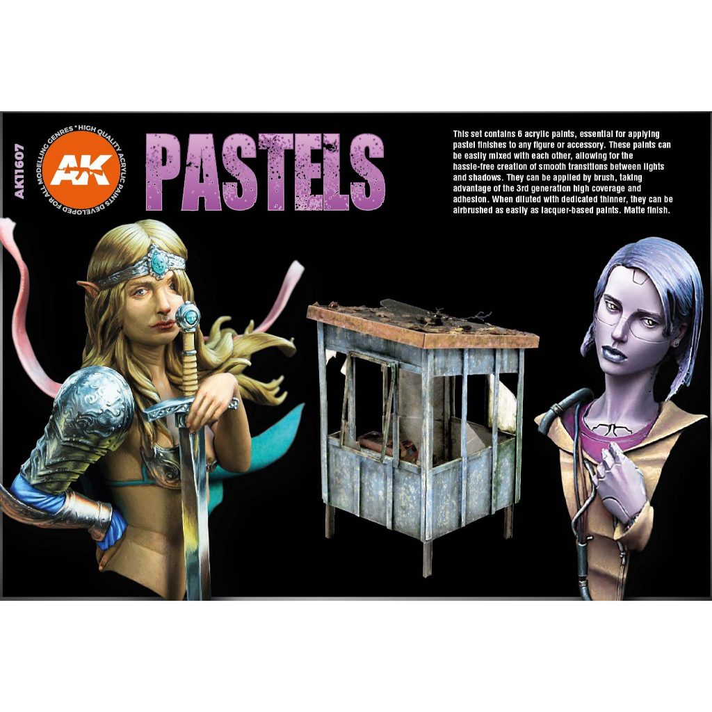 AK INTERACTIVE: 3GEN ACRYLICS PASTELS COLOR SET