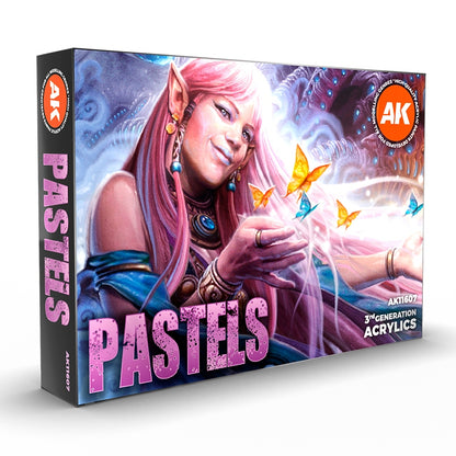 AK INTERACTIVE: 3GEN ACRYLICS PASTELS COLOR SET