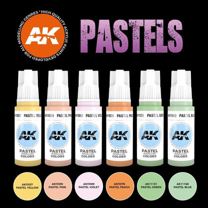 AK INTERACTIVE: 3GEN ACRYLICS PASTELS COLOR SET