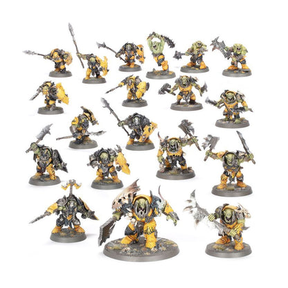 WARHAMMER AGE OF SIGMAR: SPEARHEAD ORRUK WARCLANS IRONJAWZ BIGMOB