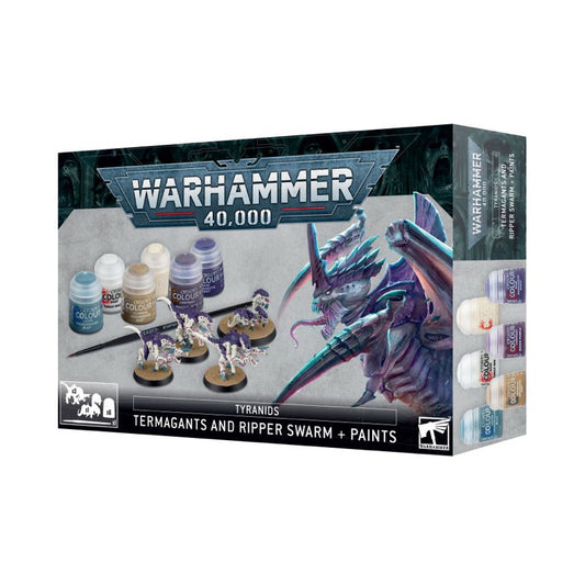 WARHAMMER 40K: TERMAGANTS AND RIPPER SWARM TYRANIDS PAINT SET