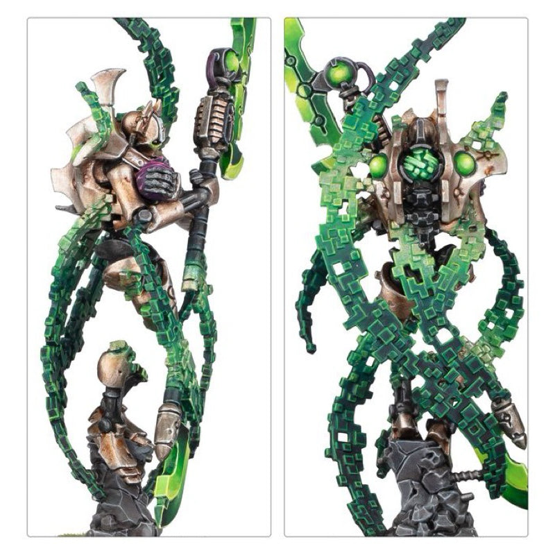 WARHAMMER 40K: NECRONS OVERLORD WITH TRANSLOCATION SHROUD