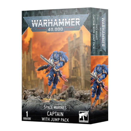 WARHAMMER 40K: SPACE MARINES CAPTAIN WITH JUMP PACK