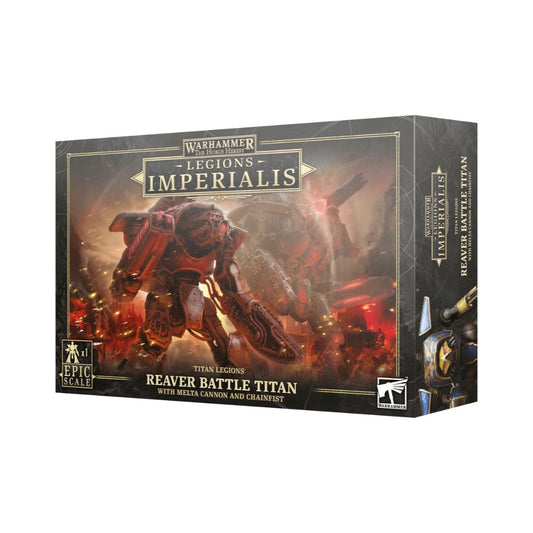 WARHAMMER THE HORUS HERESY: LEGIONS IMPERIALIS TITAN LEGIONS REAVER BATTLE TITAN WITH MELTA CANNON AND CHAINFIST