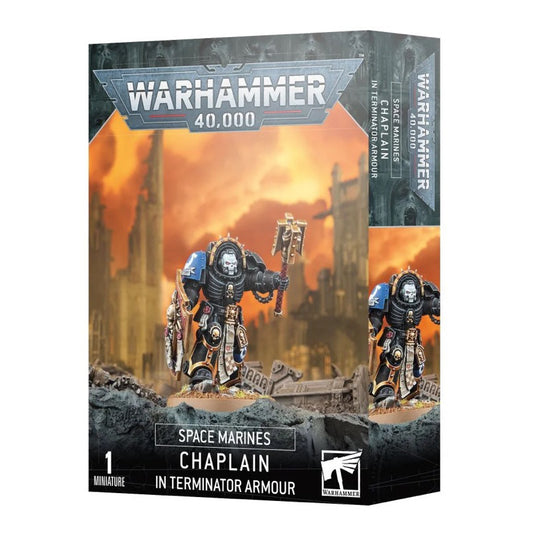 WARHAMMER 40K: SPACE MARINES CHAPLAIN IN TERMINATOR ARMOUR