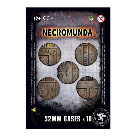 WARHAMMER 40K: NECROMUNDA 32MM BASES (X10)