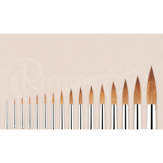 ROSEMARY & CO: SERIES 33 KOLINSKY SABLE POINTED ROUNDS