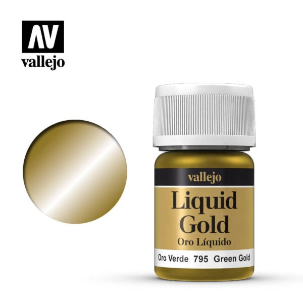 VALLEJO LIQUID GOLD/LIQUID SILVER/LIQUID COPPER (ALCOHOL BASED)