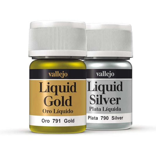 VALLEJO LIQUID GOLD/LIQUID SILVER/LIQUID COPPER (ALCOHOL BASED)