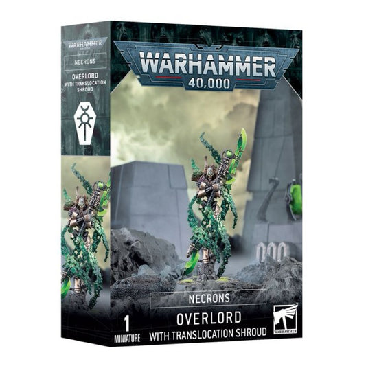 WARHAMMER 40K: NECRONS OVERLORD WITH TRANSLOCATION SHROUD