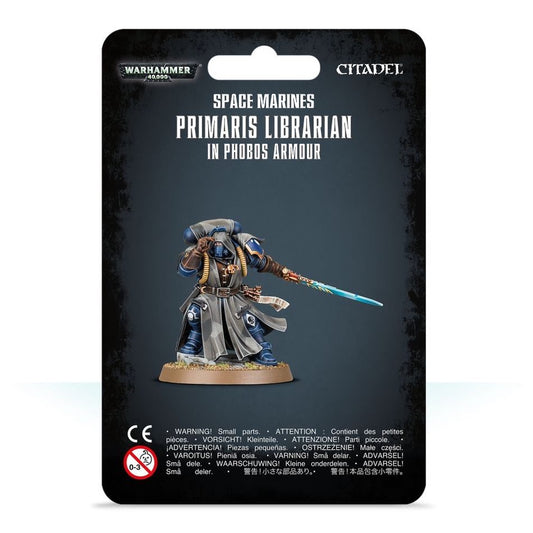 WARHAMMER 40K: SPACE MARINES PRIMARIS LIBRARIAN IN PHOBOS ARMOUR