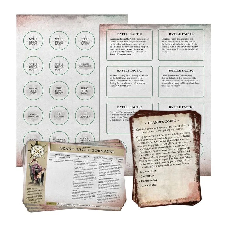 WARHAMMER AGE OF SIGMAR: FLESH-EATER COURTS ARMY SET (OLD EDITION)