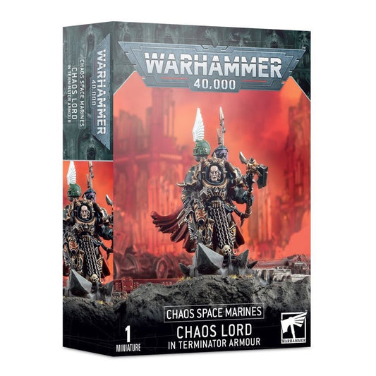 WARHAMMER 40K: CHAOS SPACE MARINES CHAOS LORD IN TERMINATOR ARMOUR