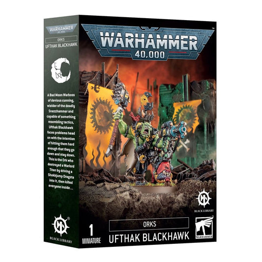 WARHAMMER 40K: ORKS BLACK LIBRARY UFTHAK BLACKHAWK