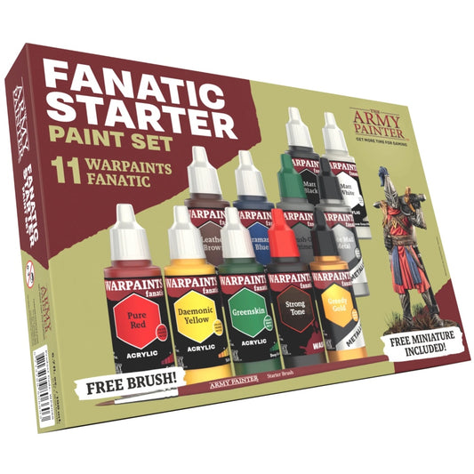 THE ARMY PAINTER: WARPAINTS FANATIC STARTER SET