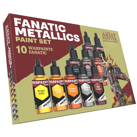 THE ARMY PAINTER: WARPAINTS FANATIC METALLICS SET