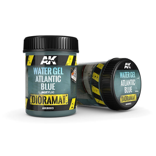 AK INTERACTIVE WATER GEL ATLANTIC BLUE 250ML (ACRYLIC)