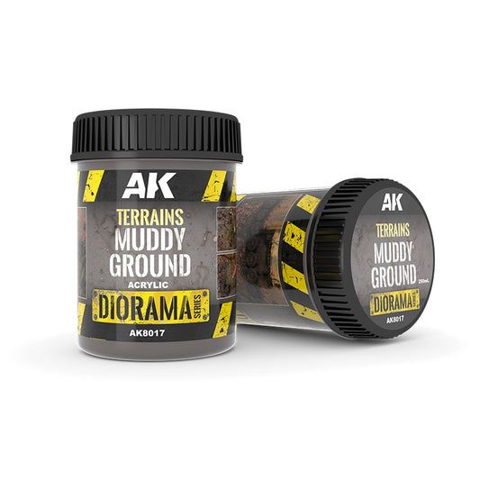 AK INTERACTIVE TERRAINS MUDDY GROUND 250ML (ACRYLIC)