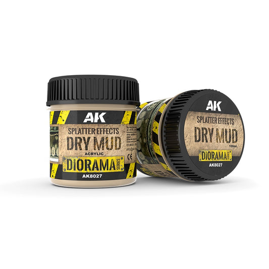 AK INTERACTIVE SPLATTER EFFECTS DRY MUD 100ML