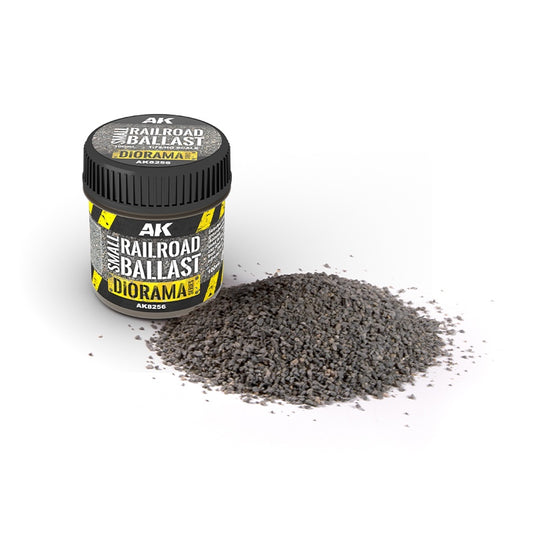 AK INTERACTIVE SMALL RAILROAD BALLAST 1:72 100ML
