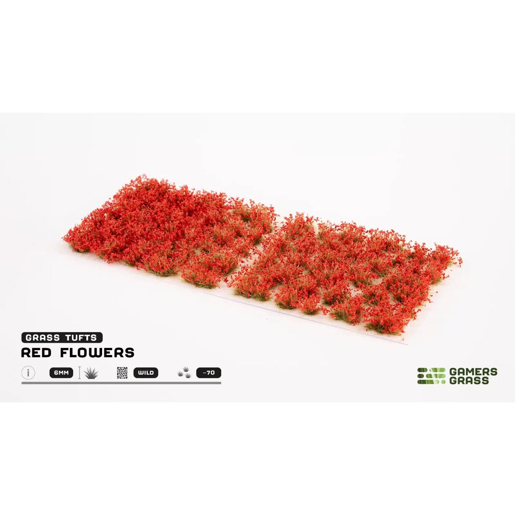 GAMER'S GRASS: RED FLOWERS