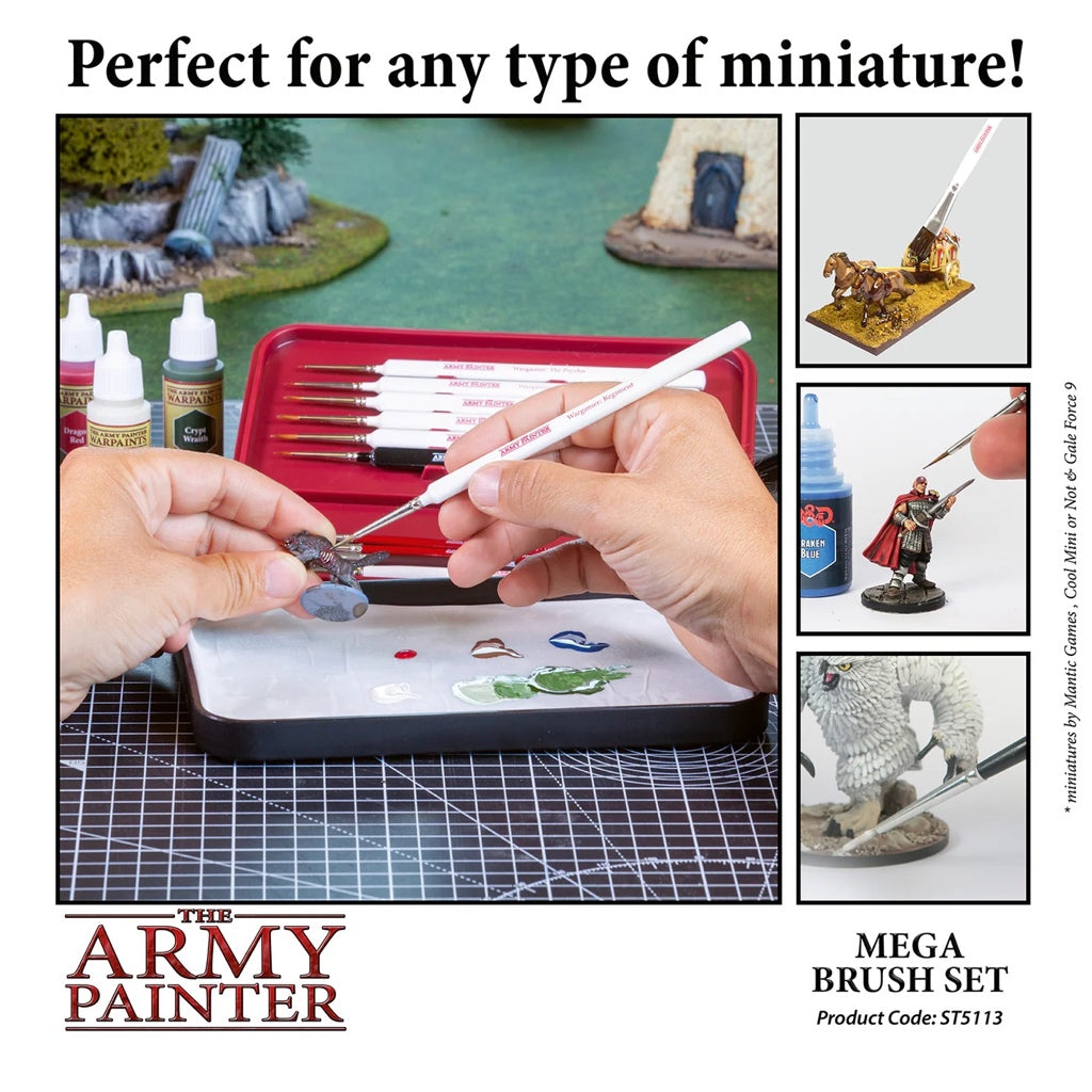 THE ARMY PAINTER: MEGA BRUSH SET