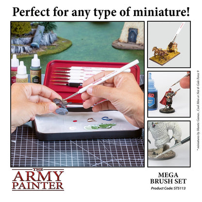 THE ARMY PAINTER: MEGA BRUSH SET
