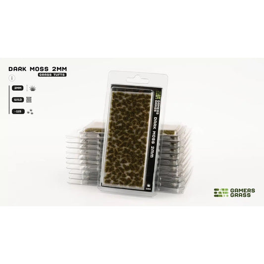 GAMER'S GRASS: DARK MOSS 2MM (WILD 115X)