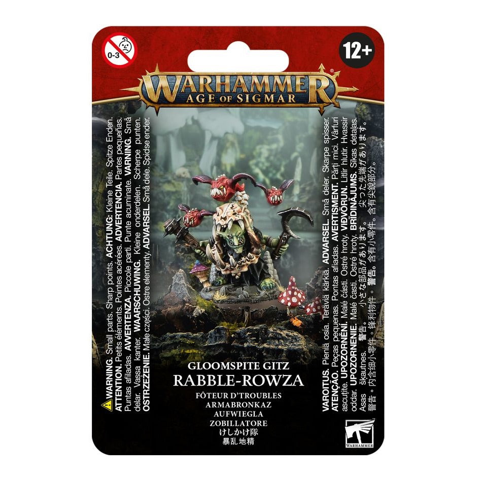 WARHAMMER AGE OF SIGMAR: GLOOMSPITE GITZ RABBLE-ROWZA