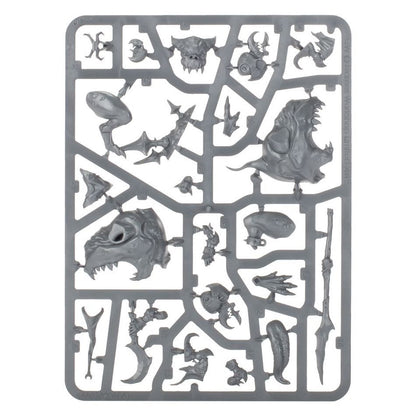 WARHAMMER AGE OF SIGMAR: GLOOMSPITE GITZ LOONBOSS ON GIANT CAVE SQUIG