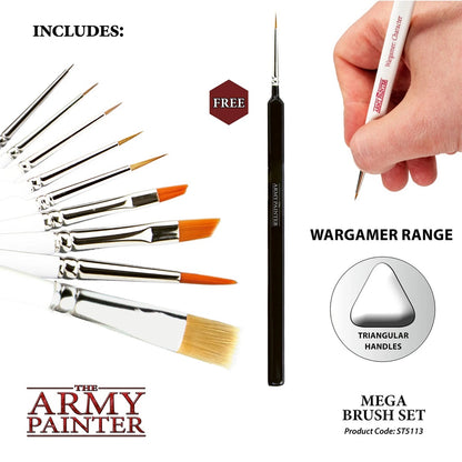 THE ARMY PAINTER: MEGA BRUSH SET