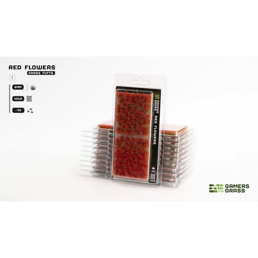 GAMER'S GRASS: RED FLOWERS