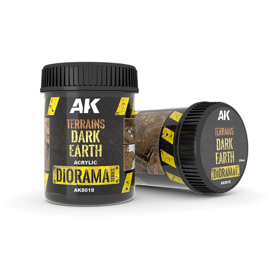 AK INTERACTIVE TERRAINS DARK EARTH 250ML (ACRYLIC)