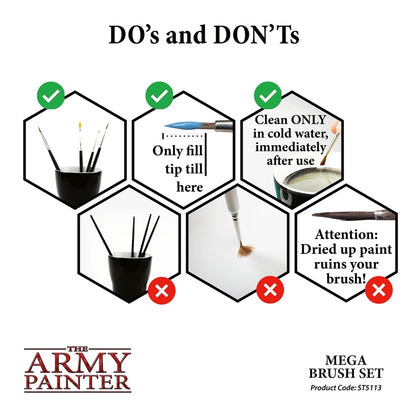 THE ARMY PAINTER: MEGA BRUSH SET