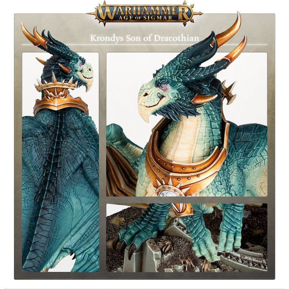 WARHAMMER AGE OF SIGMAR: STORMCAST ETERNALS KRONDYS, SON OF DRACOTHION/KARAZAI THE SCARRED