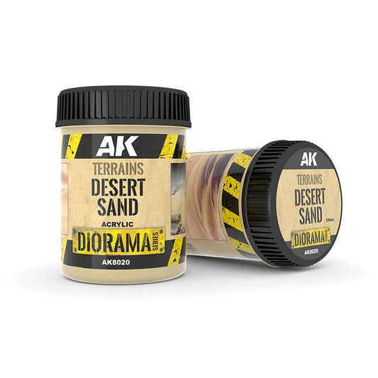 AK INTERACTIVE TERRAINS DESERT SAND 250ML (ACRYLIC)